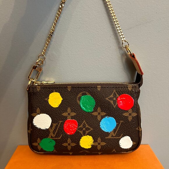 *Sold Privately!* LOUIS VUITTON x YAYOI KUSAMA Mini Pochette Accessoires M81866 - Picture 3 of 12